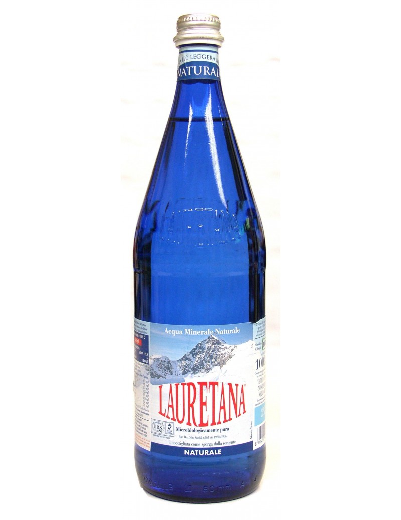 Acqua Naturale Lauretana 0,75 Litri Bottiglia di Vetro con consegna a  domicilio in tutta Italia su