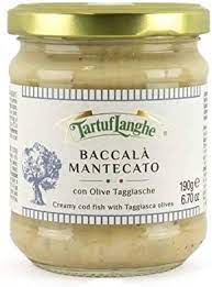 Baccalà mantecato con olive taggiasche tartuflanghe - Cod 6298