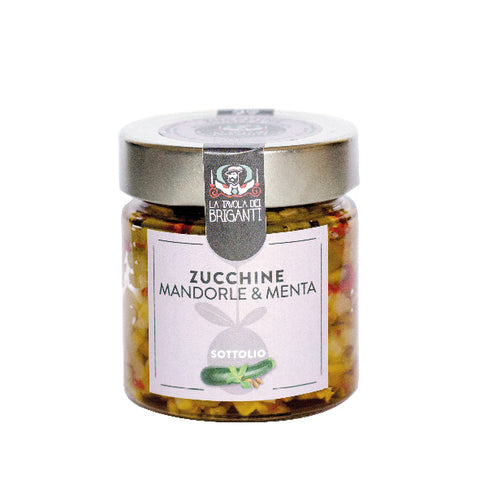 Zucchine Mandorla e Menta sott'olio La Tavola Dei Briganti - Cod 9417