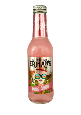 Bibita Pink Soda Erman's Natural Drink  - Cod 0772