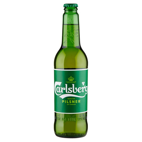Birra Carlsberg - 12 bottiglie da 33 cl - Cod 0296