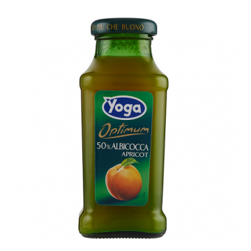 Succo di Frutta Yoga 50% ALBICOCCA - 12 Bottiglie - Cod 1072